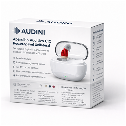Aparelho Auditivo Audini Pro